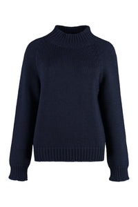 Wool turtleneck sweater